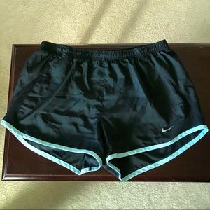 Nike Athletic Shorts Blue and Black